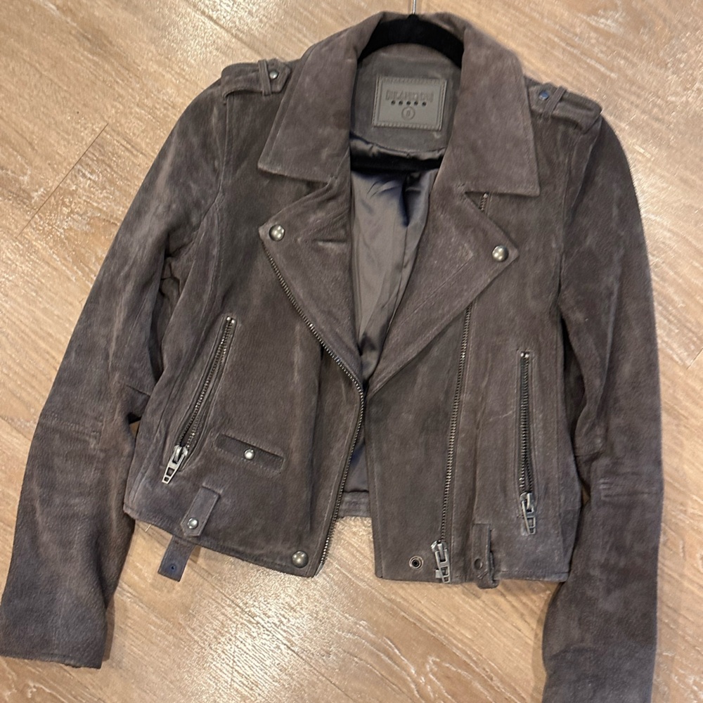 Blank NYC Taupe Suede Jacket